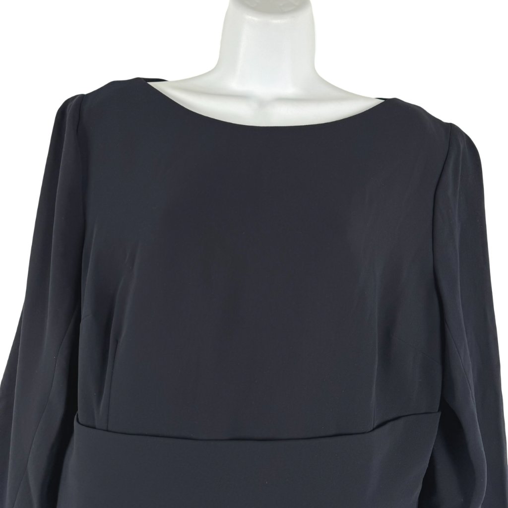 The Fold Camelot Dress Size 16 Navy Blue Fit And Flare Formal Nwt Dr-1859 — image 3 of 8